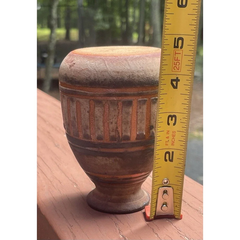Navajo Redware Pottery Vase 4.75